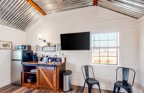 Fredericksburg Cabaña | Cozy cottage in Wine Country with AC/heat, private deck, & high-speed WiFi