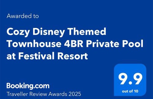 Davenport Casa | Cozy Disney Themed Townhouse 4BR Private Pool at Festival Resort