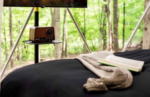 Robbins Cabina | Cozy Dome Nestled in the Trees for an Unforgettable Couples Glamping Getaway in Scott County, Tennessee