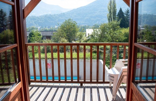 Vignec Apartamento | Apartamento Dúplex con Balcón, Piscina y Vista Panorámica para 4 Personas en Vignec