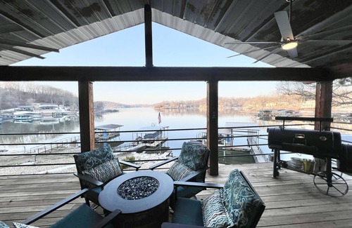 Rocky Mount Casa | Cozy family home, beautiful views, private dock and open boat slip!
