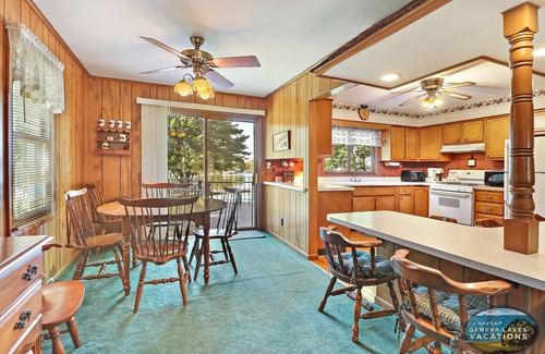 Powers Lake Casa | Cozy Family Lake Home |Recreational Lake |Waterfront |Private Pier |Bar |Pool Table