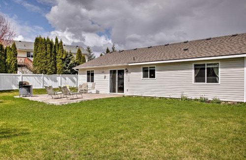 Coeur d'Alene Casa | Cozy Getaway with Yard and Patio 4 Mi to Hayden Lake!