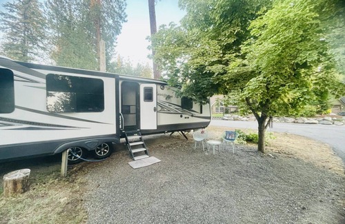 Coeur d'Alene Casa | Cozy Harbor Island RV getaway in beautiful Coeur d'Alene.