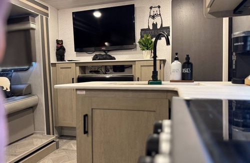 Spring Branch Alquiler De RV | Cozy Hill Country Bear Retreat