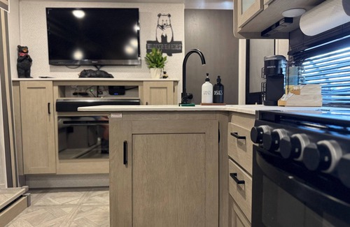 Spring Branch Alquiler De RV | Cozy Hill Country Bear Retreat