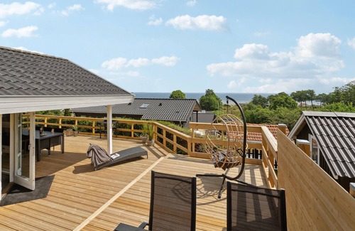 Bjert Casa | Acogedora casa en Bjert con sauna