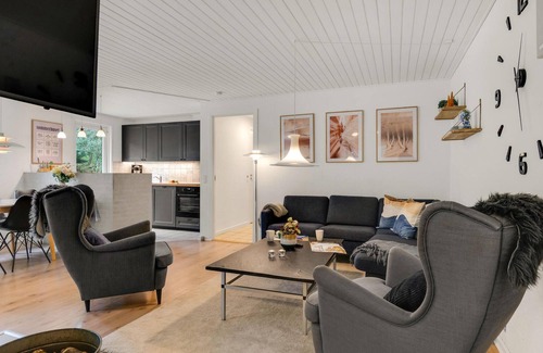Helberskov Strand Casa | Acogedora casa en Hadsund con sauna