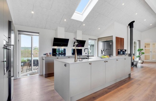 Lihme Casa | Casa acogedora en Spøttrup con cocina