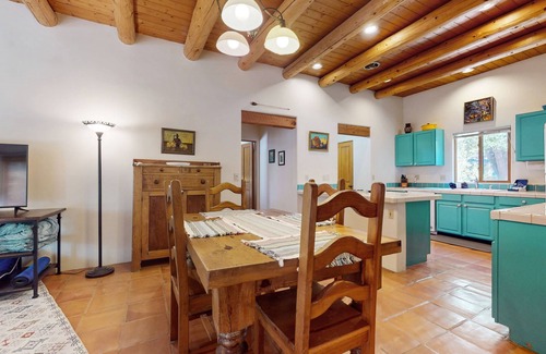 Taos Casa | Cozy home w/ patio & large yard, internet, W/D - Ski area nearby - dogs OK