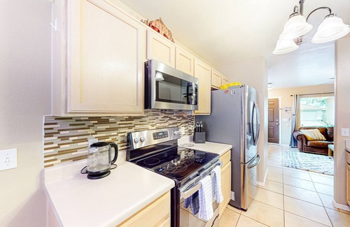 Rancho Vistoso Casa | Cozy home with beautiful enclosed backyard, firepit, patio, grill, mtn views