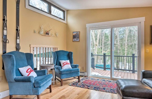 Stowe Area Casa | Cozy Home with Sauna Mins to Stowe Mountain Resort