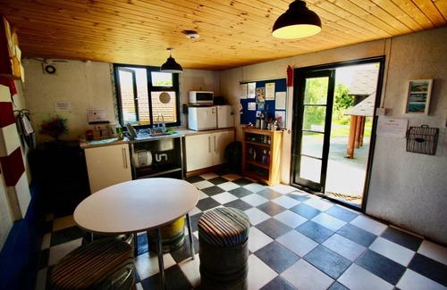 Llanfairpwllgwyngyll Cabina | Cozy Hot Tent with Log Burner & Hot Tub Left Tent
