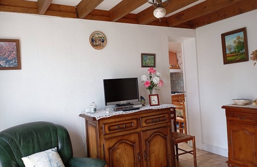 Saint-Gildas-de-Rhuys Casa | Casa para 4 personas a 500m de la playa con piscina y jardín