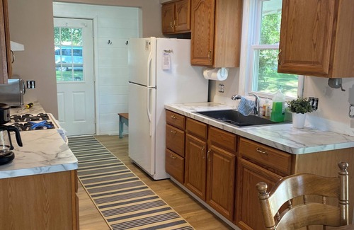 Kendall Casa | Cozy House on Swan Lake in Allegan