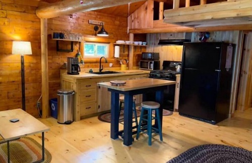 Sherman Station Cabina | Cozy Lakefront Log Cabin