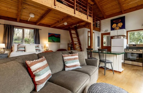 Sedro-Woolley Apartamento | Lakeside Cabin w/ Dock, Boats & Stunning Views