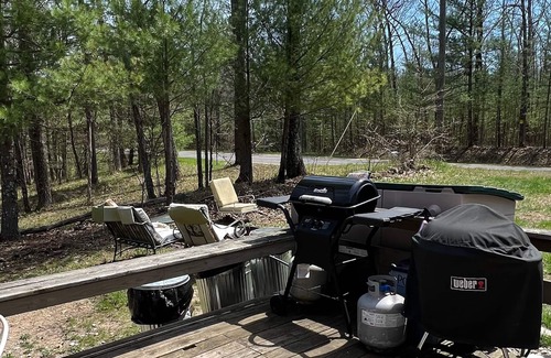 Wellston Cabaña | COZY LITTLE CABIN in the woods!