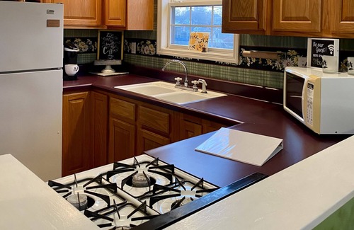 Bunker Hill Apartamento | Cozy loft in a small town; walking distance to the popular restaurant BG’s!