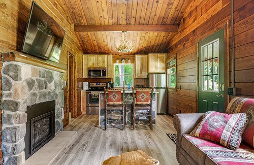 Champion Cabina | Cozy Log Cabin with Hot Tub