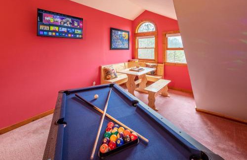 Gatlinburg - Pigeon Forge Chalet De Esquí | Cozy Log Cabin With Mountain Views, Hot Tub, And Game Room