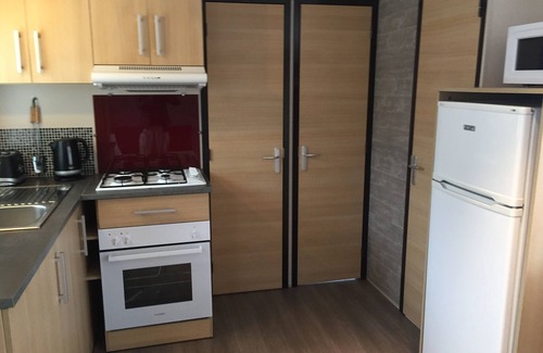 Nevez Casa | Acogedora casa móvil para 6 personas con terraza / camping Domaine de Kerlann **** Bretaña Sur
