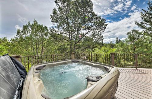 Ruidoso Casa | Cozy Ruidoso Cabin with Hot Tub and Game Room!