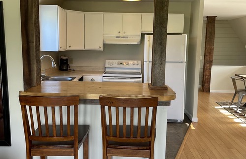 Morrisville Apartamento | Cozy ski retreat on 200 acres of private groomed cross country ski trails.