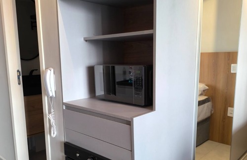 Saude Apartamento | Cozy studio with AC and WiFi in charming Mirandópolis São Paulo