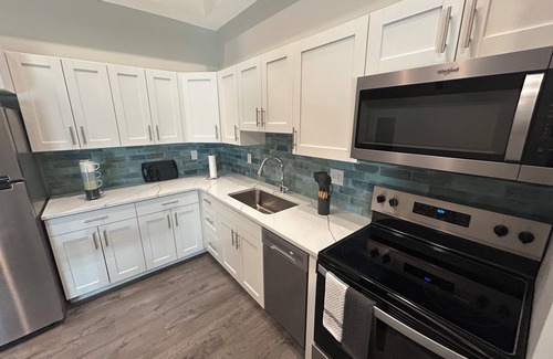 Evansville Apartamento | Cozy studio in peaceful Evansville with AC, fitness room