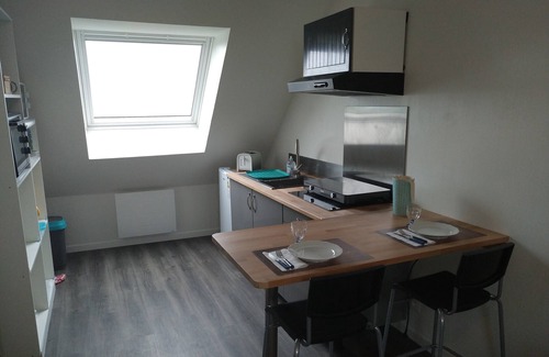 Bieville-Beuville Apartamento | Acogedor estudio cerca de Caen y el mar, desembarcando playas.