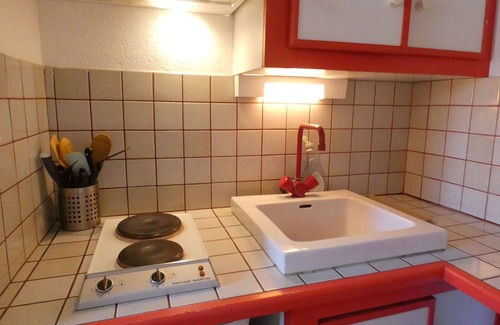 Vignec Apartamento | Estudio acogedor para 4 con balcón, gimnasio y más en Vignec