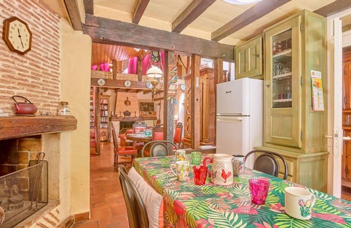 Cazaubon Casa | Cozy T3 house with free WiFi, 2 fireplaces, for 2-4 guests