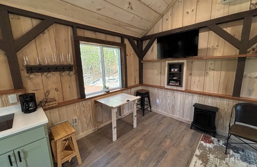 Brevard Cabina | Cozy tiny cabin with Loft 10 minutes from DuPont State Park