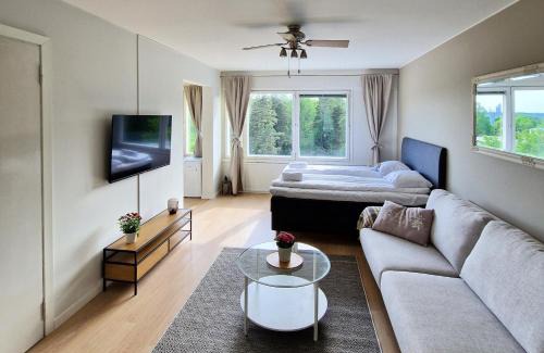 Lappeenranta Apartamento | Cozy top-floor studio near the travel center and downtown, with AC and Wi-Fi