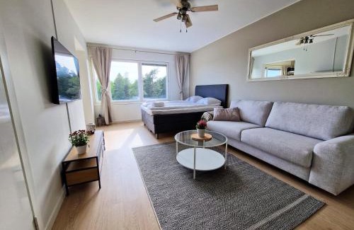 Lappeenranta Apartamento | Cozy top-floor studio near the travel center and downtown, with AC and Wi-Fi