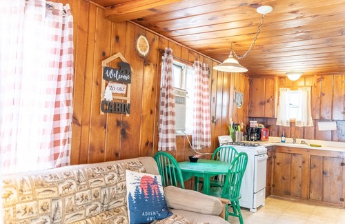 Au Sable Cabaña | Cozy cabin on Lake Huron! Firepit, grills, patio chairs and more!