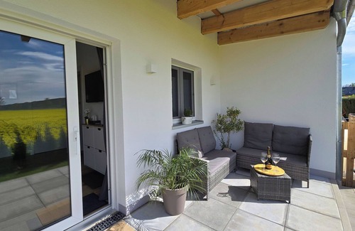 Aislingen Apartamento | Cozy vacation apartment (30sqm) with garden, terrace and air conditioning