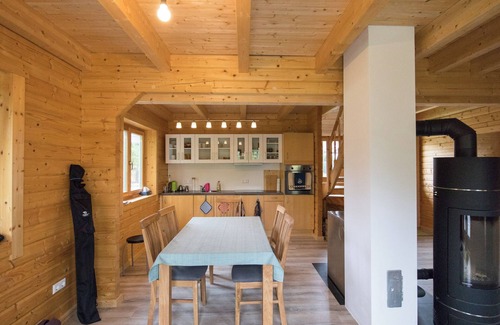 Hohenlychen Chalet De Esquí | Cozy wooden house at the Lychener Seenkreuz with large garden and terrace