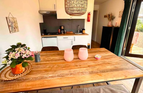 Zuidwolde Cabina | Cozy woodland retreat hideaway nestled in serene forest beauty. Pet-Friendly!