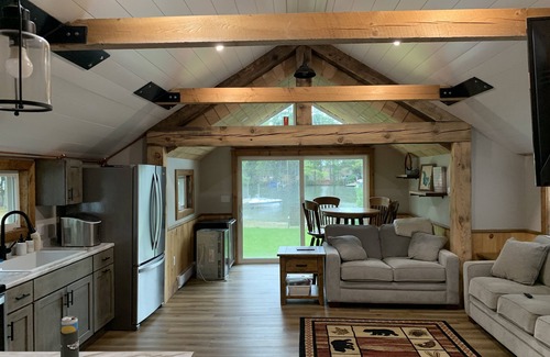 Shapleigh Casa | Cozy year round cottage on Square Pond with gradual sandy beach.
