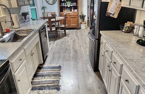 Pegram Cabaña | Creekside Cottage, private getaway, awesome screened porch, pets welcome!