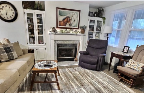 Pegram Cabaña | Creekside Cottage, private getaway, awesome screened porch, pets welcome!