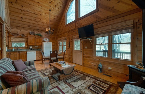 Hiawassee Cabina | Creekside Fish Cabin - Creek Front - Fire Pit