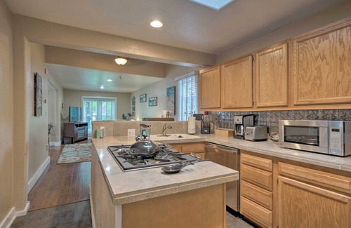 Manitou Springs Historic District Casa | Creekside Home w/ Patio, Walk to Manitou Incline!