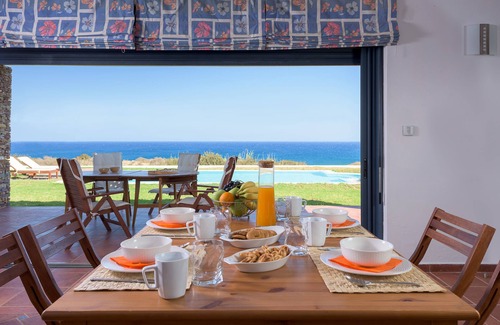Lahania Villa | Villa frente al mar y piscina Cristelia