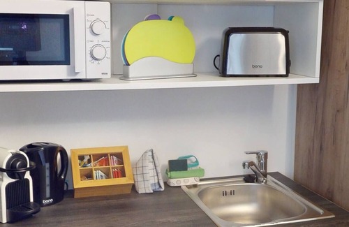 Dornbirn Apartamento | Crown Studio Dornbirn - Terrasse - Parkplatz