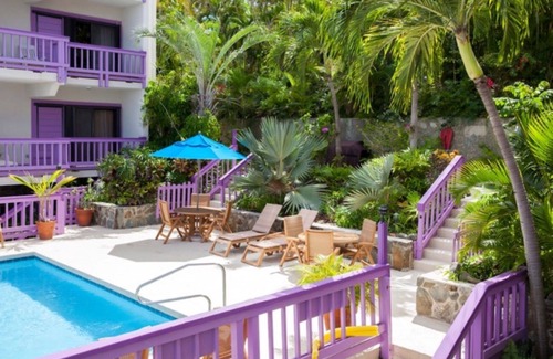 Great Cruz Bay Condominio | Cruz Bay Vista - Lavender Hill One Bedroom Condo - Walk to town. Unit 4W