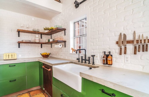 Pioneertown Casa | Curated Wild West Cabin w Private Saloon, Hot tub/Pool, Downtown Pioneertown!