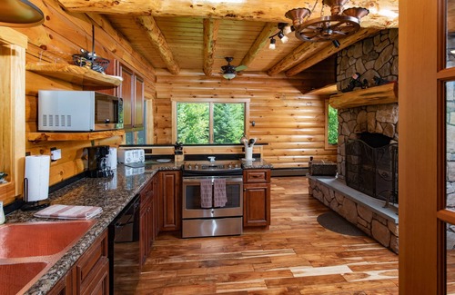 Twin Mountain Cabina | Cabaña de madera personalizada cerca de Mt Washington, Bretton Woods, cañón, Franconia, Belén